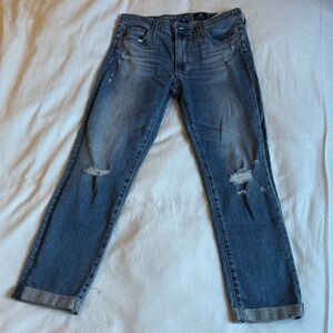 AG Adriano Goldschmied The Prima Roll-Up Ankle Jeans